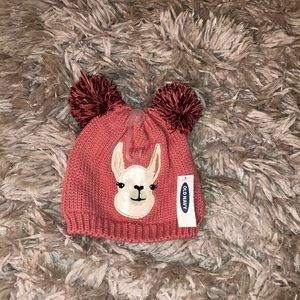 Girl’s pink hat